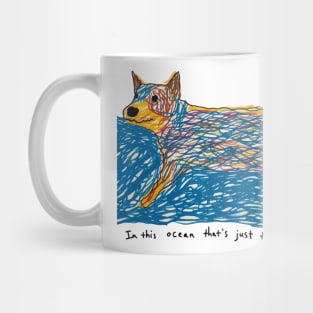 Small paws, big ocean Mug